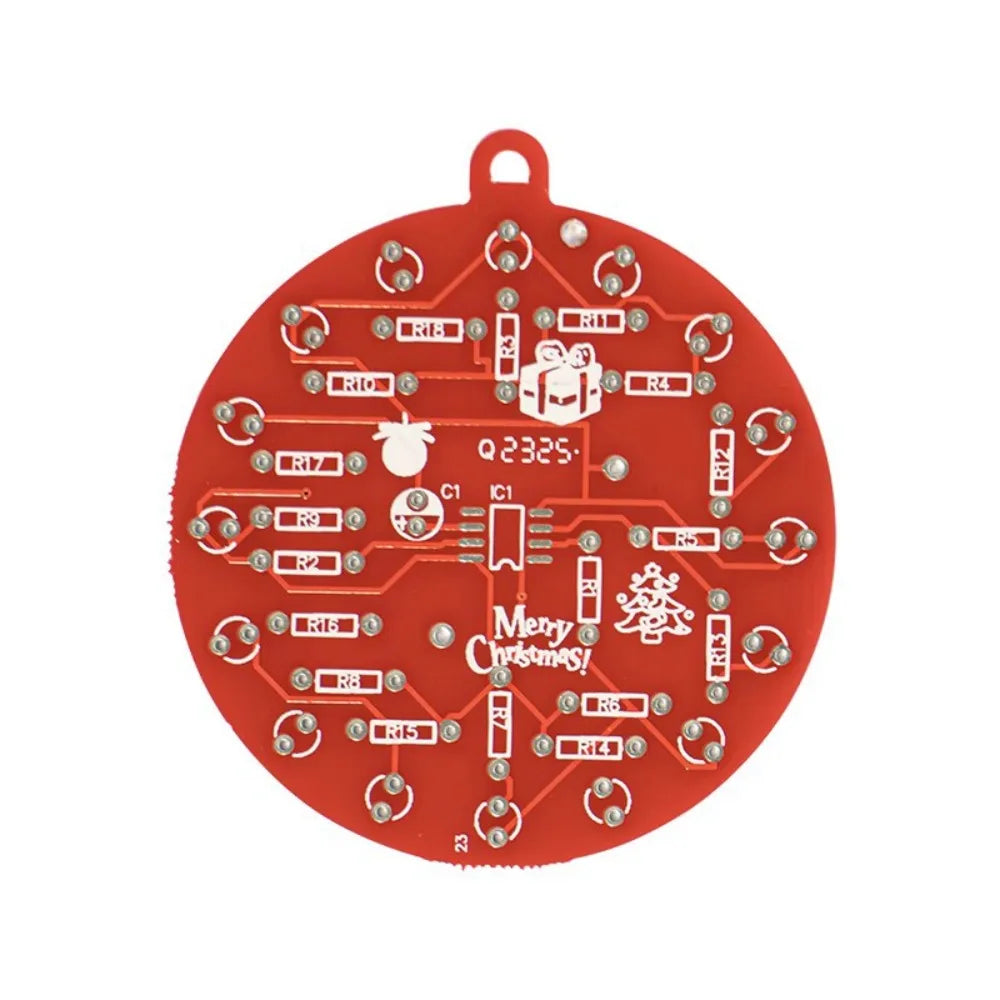 NE555 LED Christmas Tree DIY Soldering Kit – Red & Green PCB