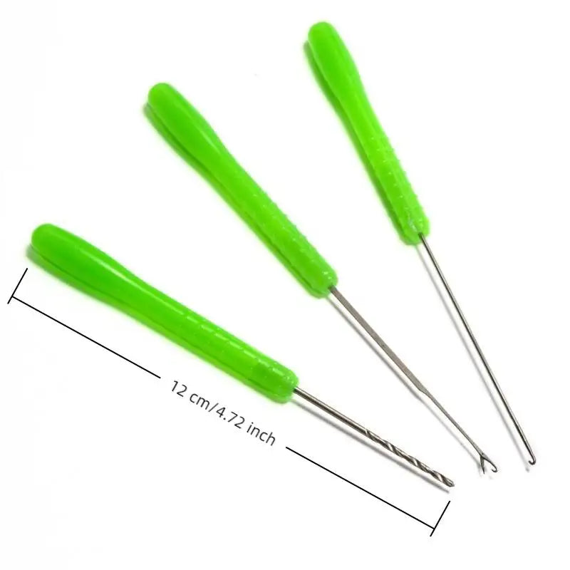 3-Piece Carp Fishing Bait Drill & Rig Needle Set | Baiting Tools