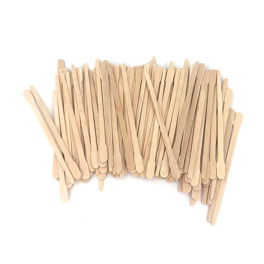Wooden Wax Applicator Sticks 100/200 Pcs – Hair Removal