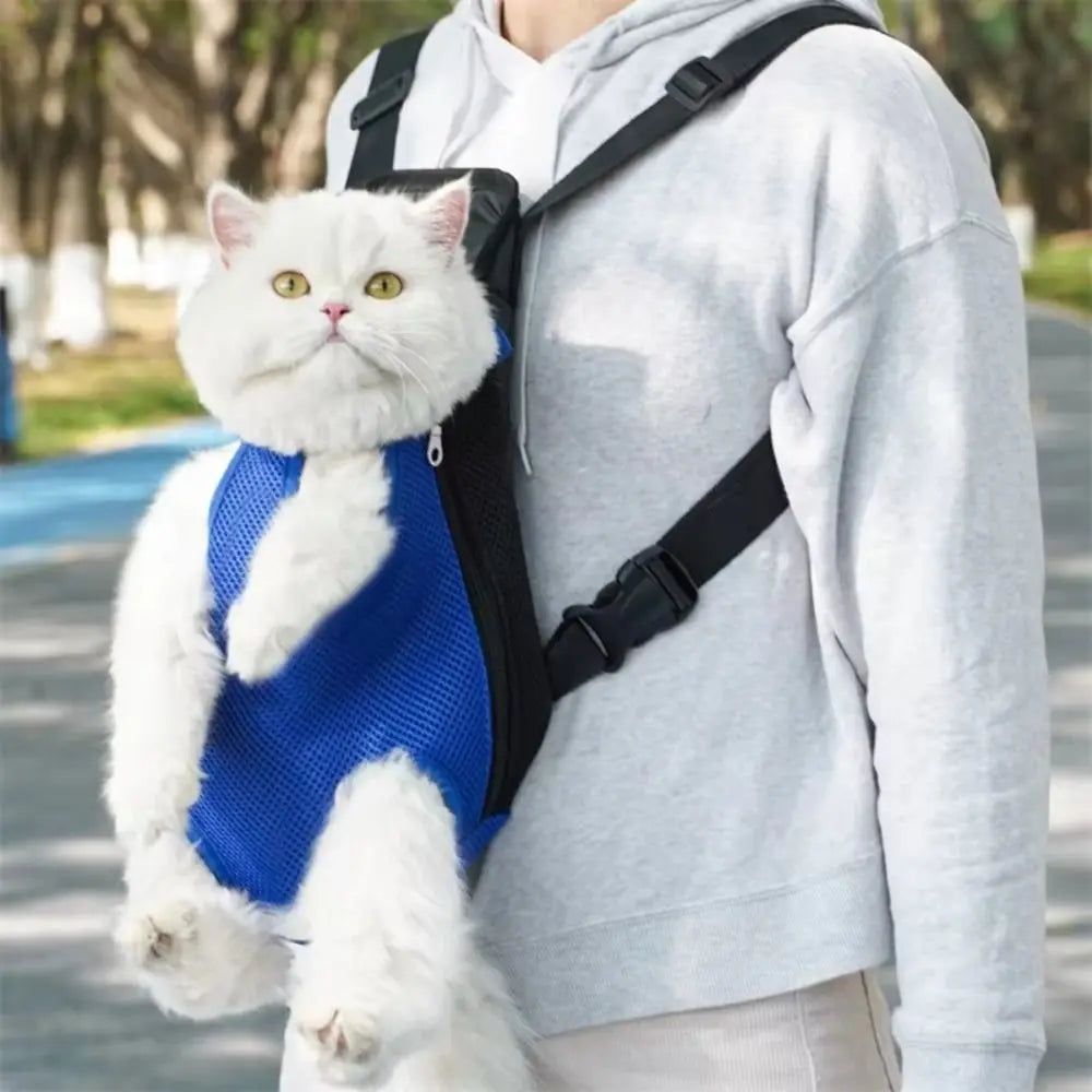 Adjustable Breathable Pet Carrier Backpack – Cats & Small Dogs