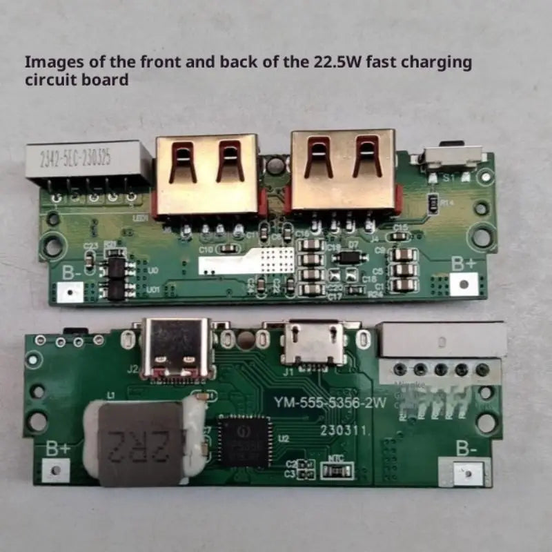 PD 22.5W DIY Power Bank Kit – 1260110 Battery Case & Board