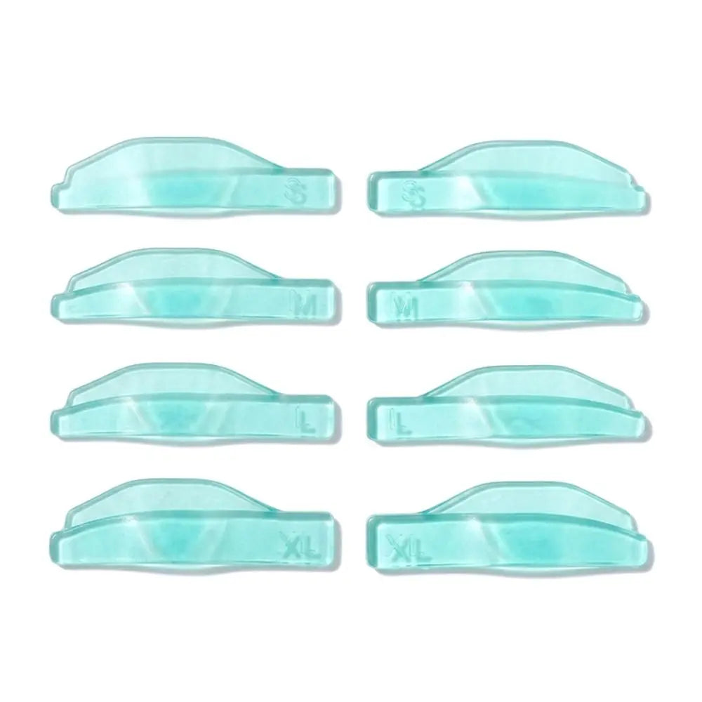 Silicone Eyelash Perm Curling Pads – 4 Pairs, 4 Sizes Reusable