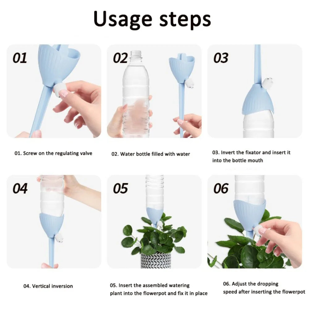 Silicone Self-Watering Globe – Auto Drip Irrigation