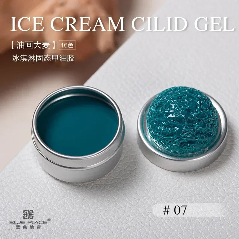 Handaiyan 64 Colors Solid Nail Polish Gel – Ice Cream Texture