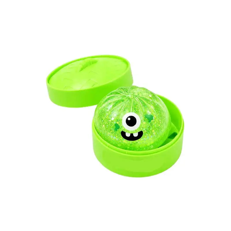 Glitter Halloween Squishy Fidget Toy – Ghost & Pumpkin Squeeze