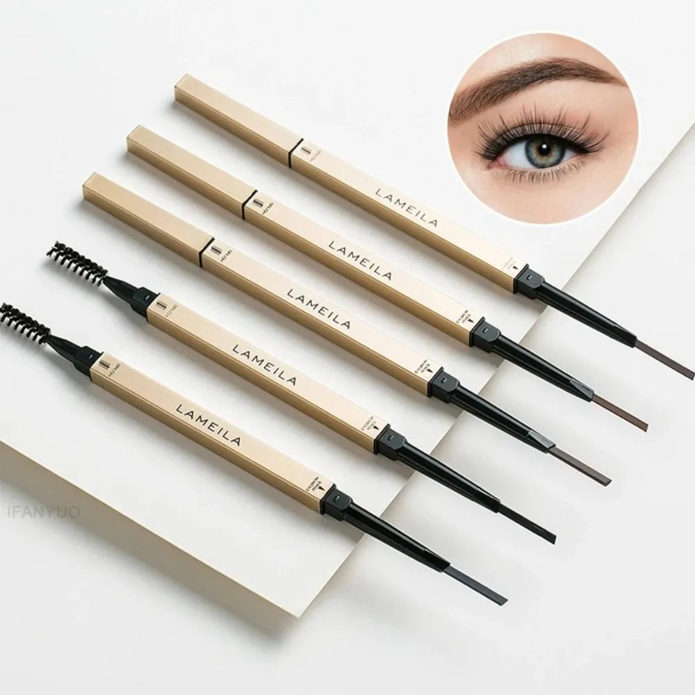 Ultra-Fine Dual-Ended Waterproof Eyebrow Pencil + Spoolie