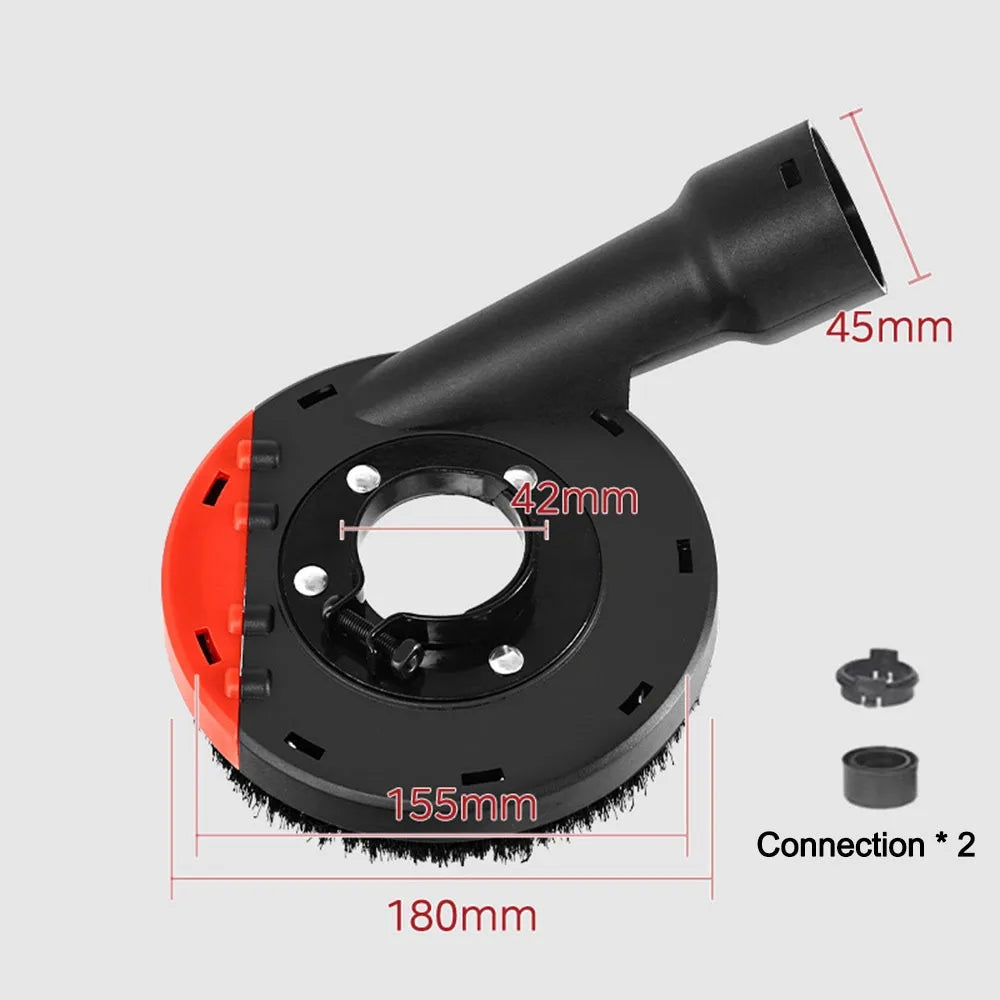 Universal Angle Grinder Dust Shroud – Detachable Cover 100–150mm