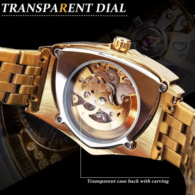 Triangle Automatic Mechanical Watch – Luxury Men's Timepiece