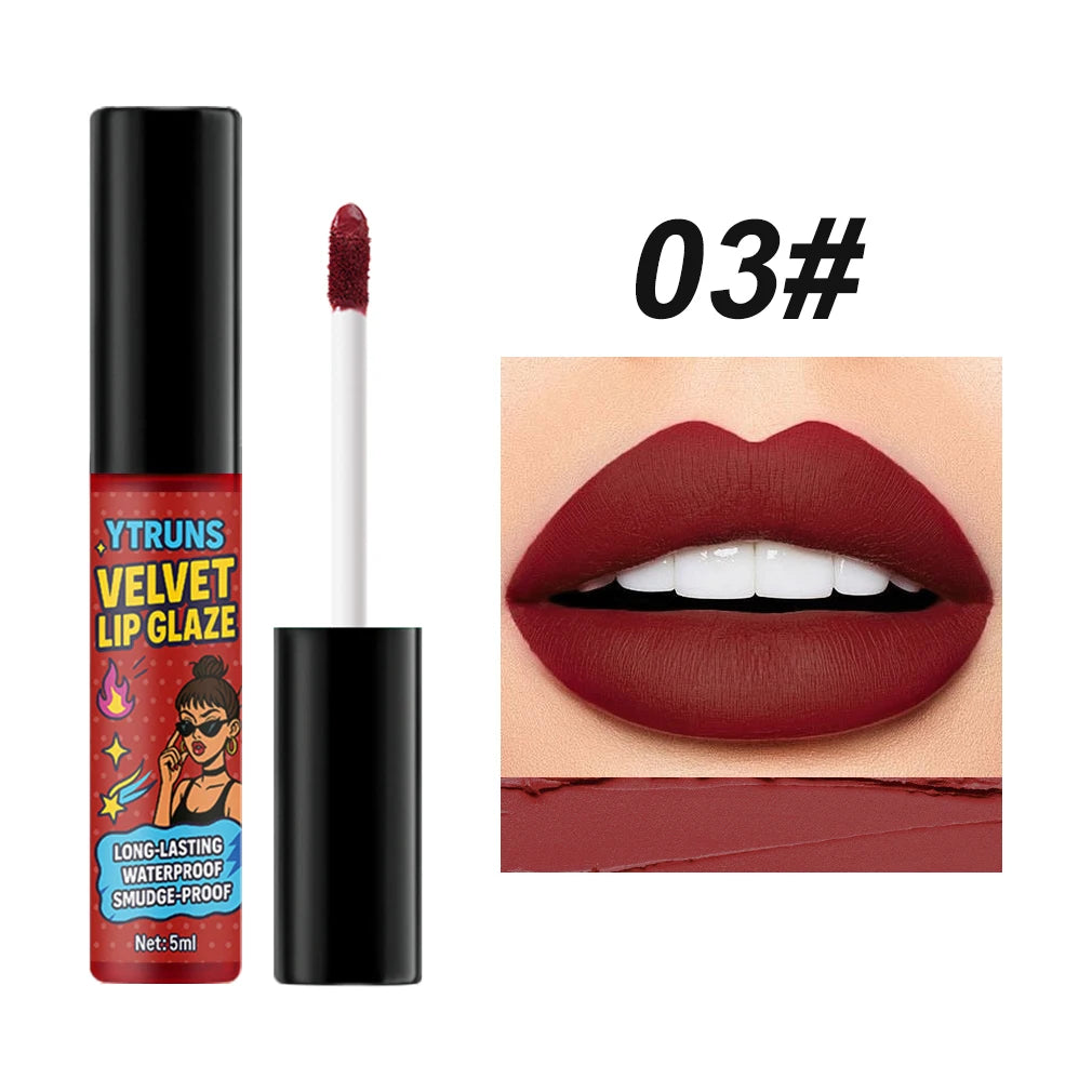 YTRUNS Matte Liquid Lipstick – Waterproof Long-Lasting Lip Tint