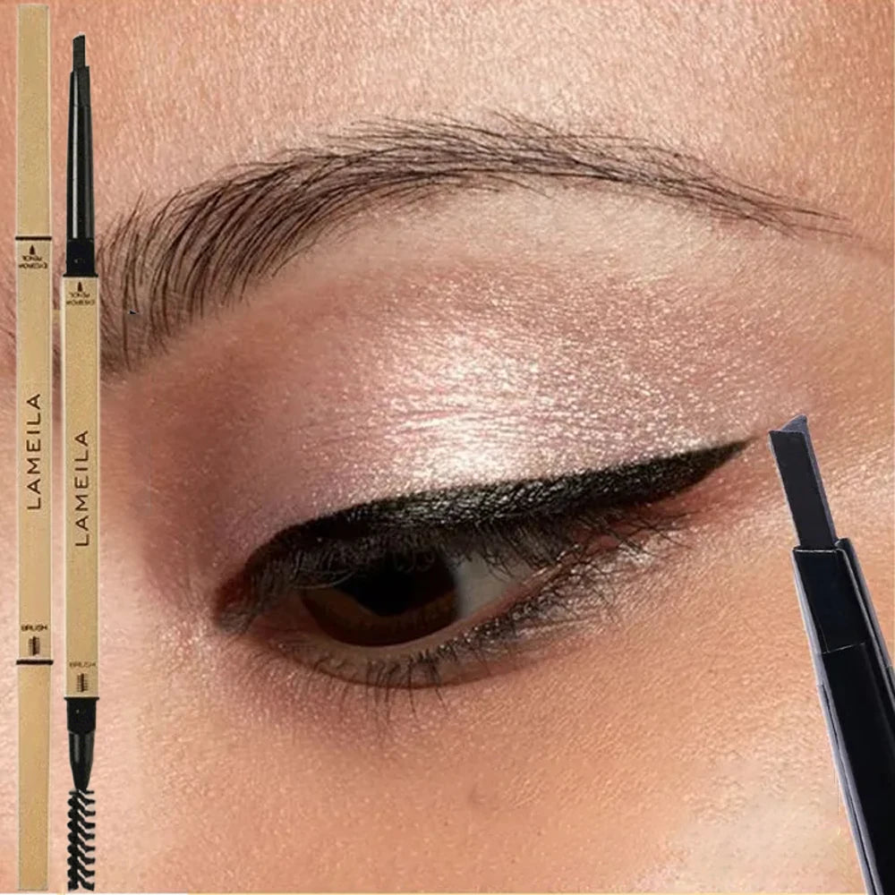 Ultra-Fine Dual-Ended Waterproof Eyebrow Pencil + Spoolie
