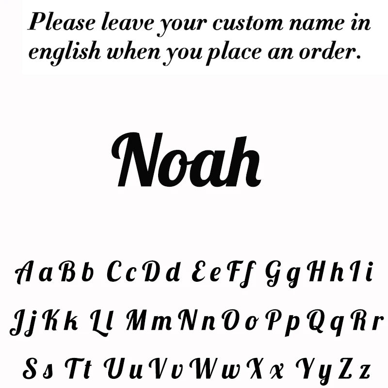 Custom Name Necklace | 18K Gold Plated Stainless Steel Pendant