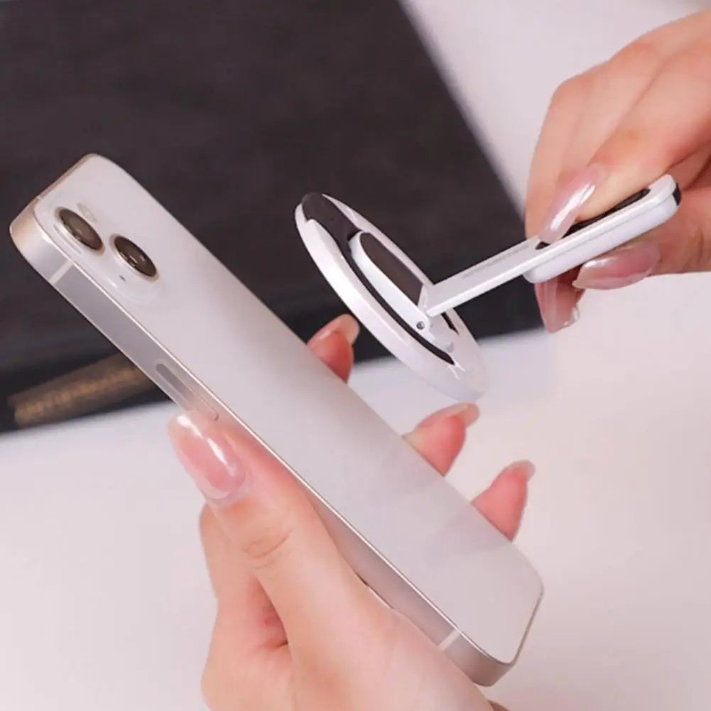 Magnetic Phone Grip Stand – 360° Rotating, Double-Sided