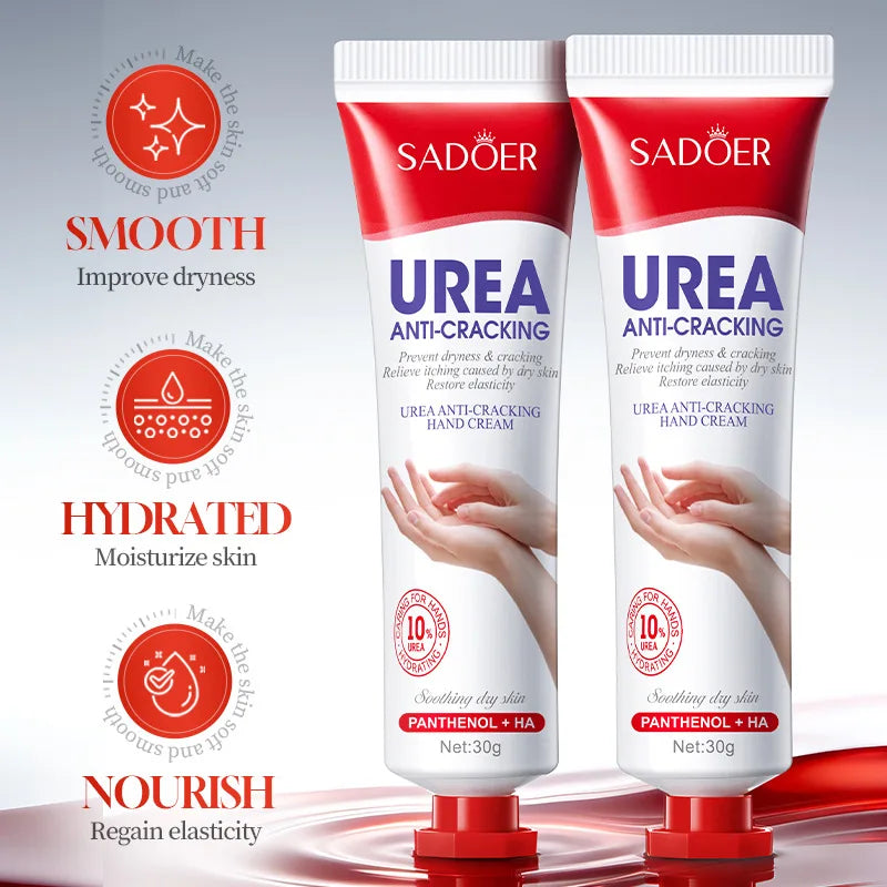 SADOER Urea Hand Cream – Moisturizing with Panthenol & HA