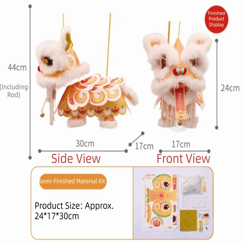 DIY Lion Dance Lantern – Lunar New Year Hanging Ornament