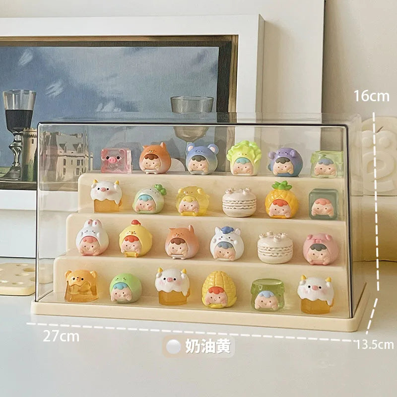 Rotating Multi-Layer Display Rack for Action Figures & Dolls