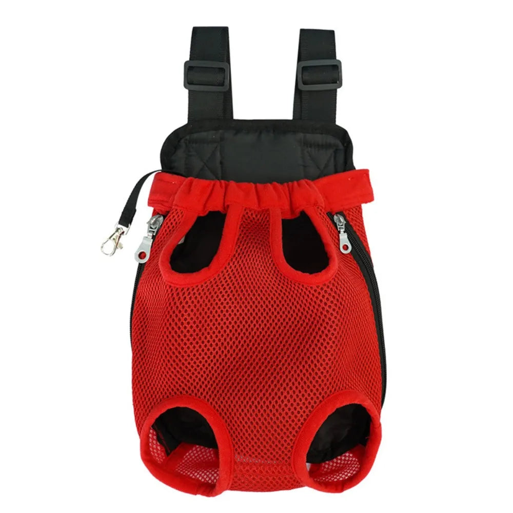 Adjustable Breathable Pet Carrier Backpack – Cats & Small Dogs