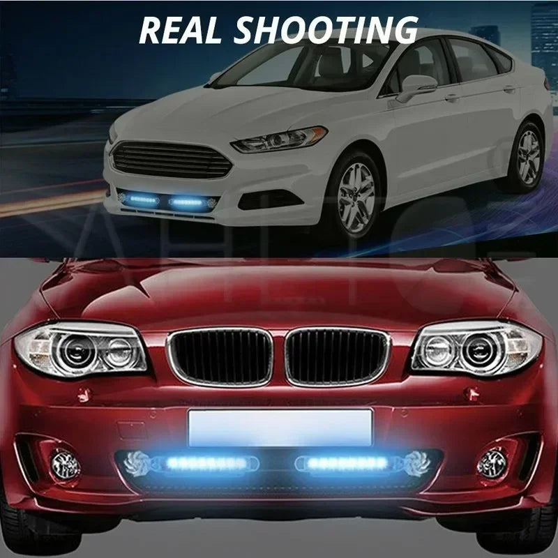 Wind-Powered LED Daytime Running Lights – Universal Car DRL