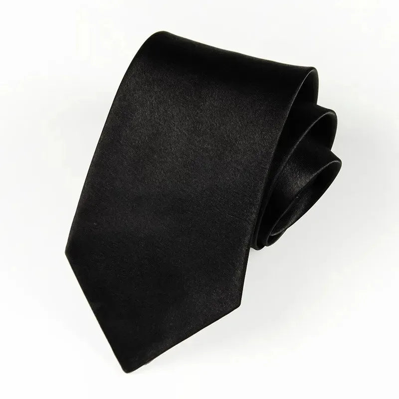 Men's 8cm Waterproof Jacquard Silk Necktie – Wedding & Daily