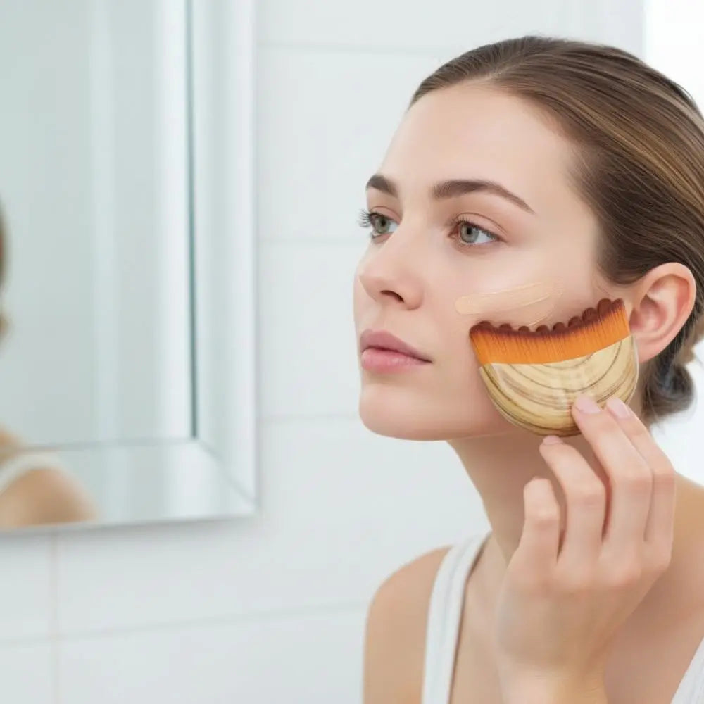 Facial Contour Sculpting Brush – Lymphatic Drainage & Depuffing