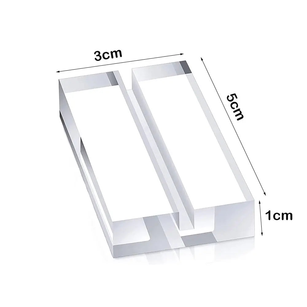 Clear Acrylic Place Card Holder – Table Sign & Photo Stand