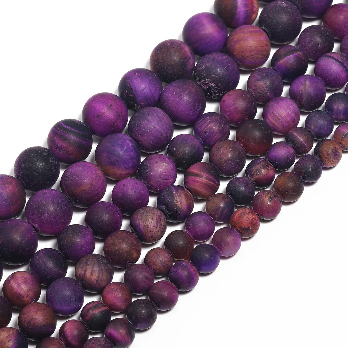 Tiger Eye Stone Round Beads 6/8/10mm | DIY Jewelry Making