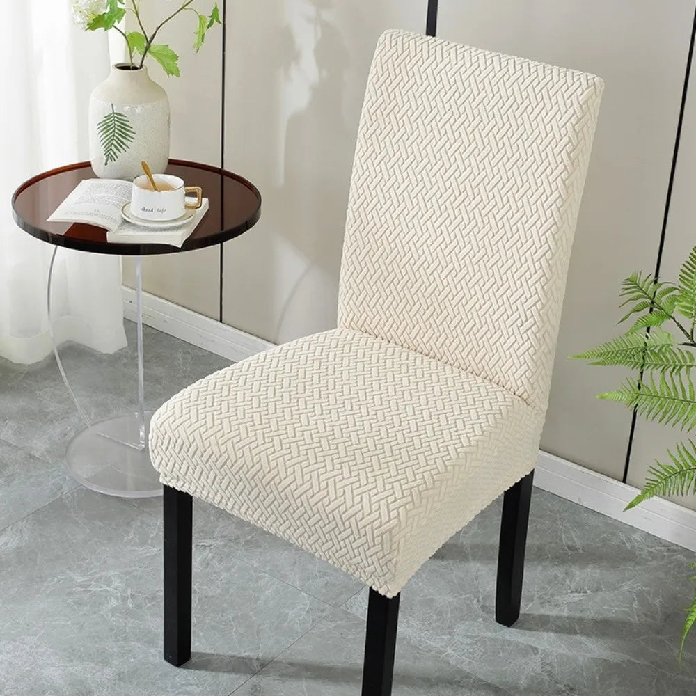T-Shape Jacquard Chair Cover – Elastic Universal Slipcover