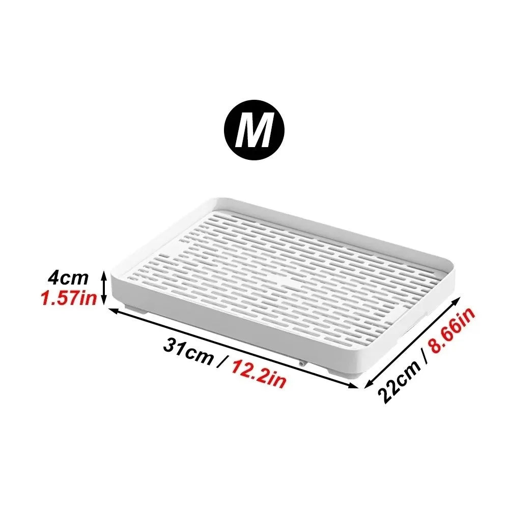 Double-Layer Rabbit Corner Litter Box – Small Pet Toilet Tray