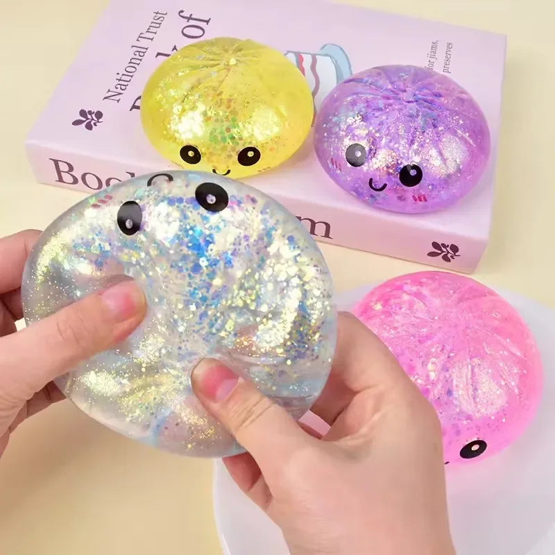 Squishy Steamed Bun Toy – Slow Rebound Sensory Fidget Gift