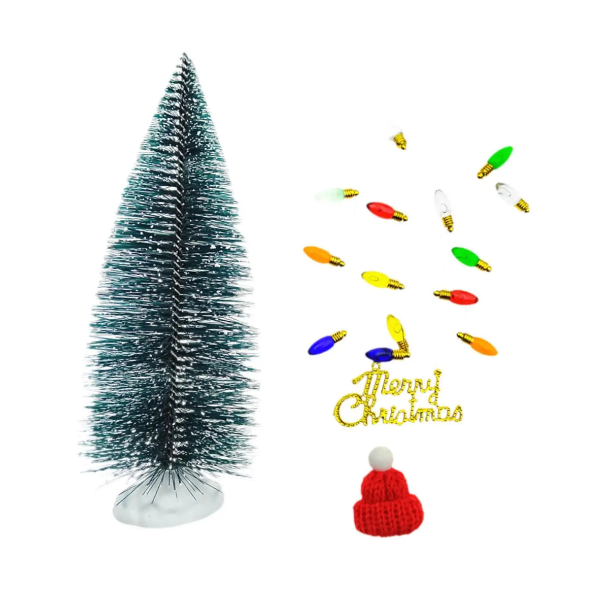 Mini Iron Wire Christmas Tree Sculpture | Holiday Tabletop Décor