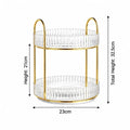 360° Rotating Multi-Tier Makeup & Desktop Organizer