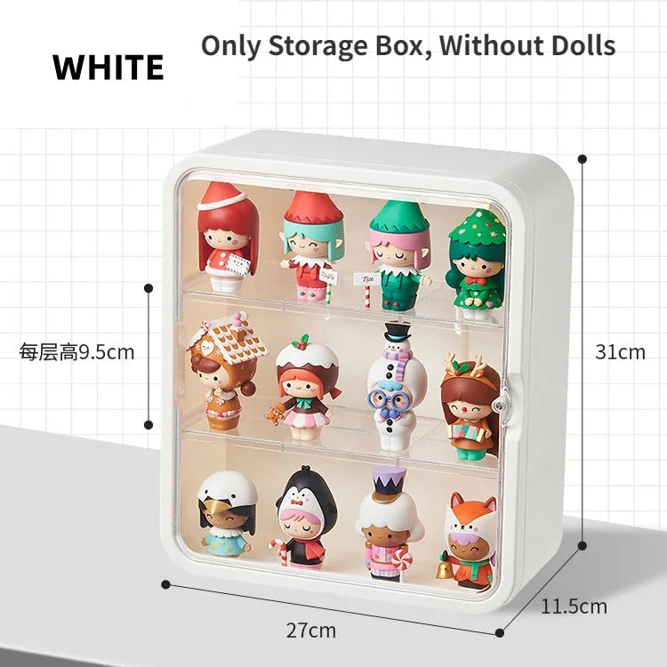 Transparent Action Figure Display Case – Dust-Proof Storage Rack