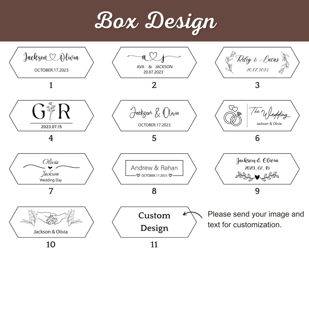 Personalized Walnut Wood Ring Box – Custom Engraved Glass Top