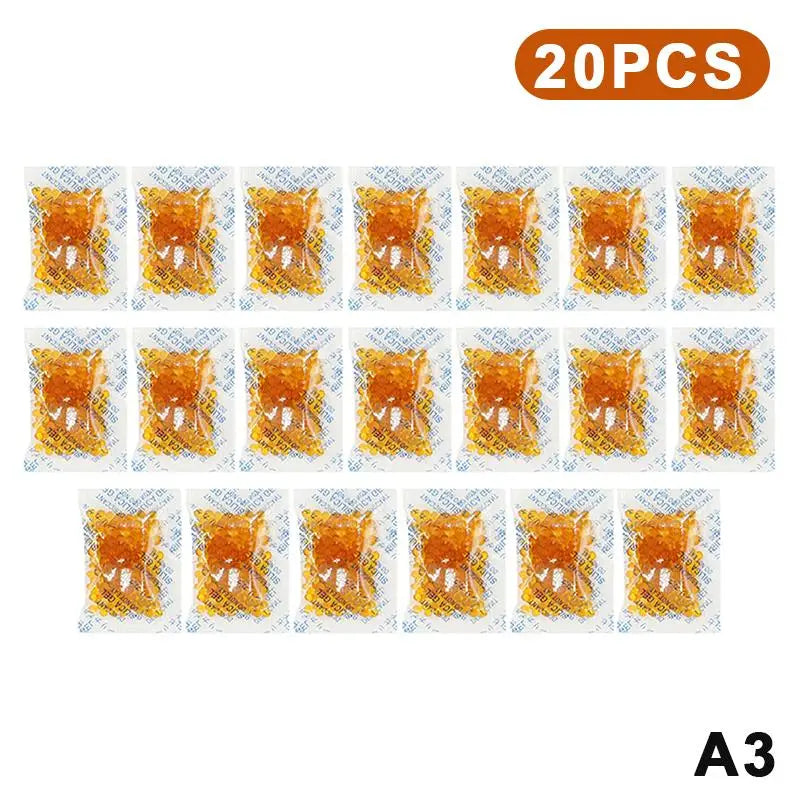 Reusable Silica Gel Desiccant Sachets – Moisture Absorber 5–30 Pack