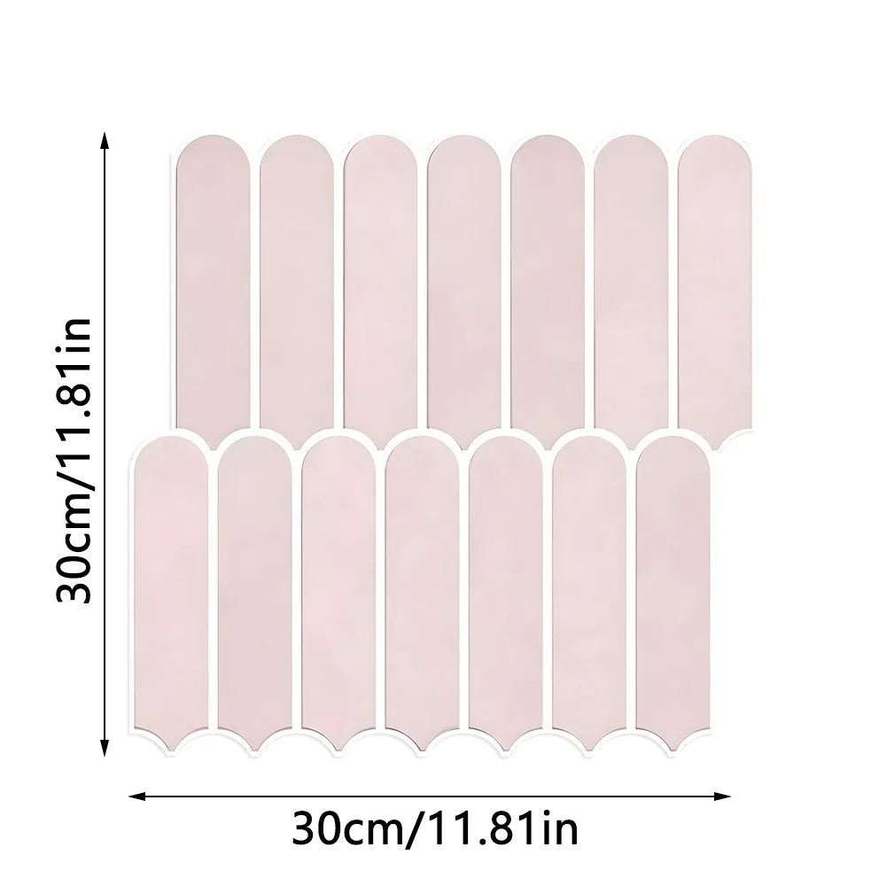 Self-Adhesive PVC Tile Stickers – Waterproof Wall & Floor Decal