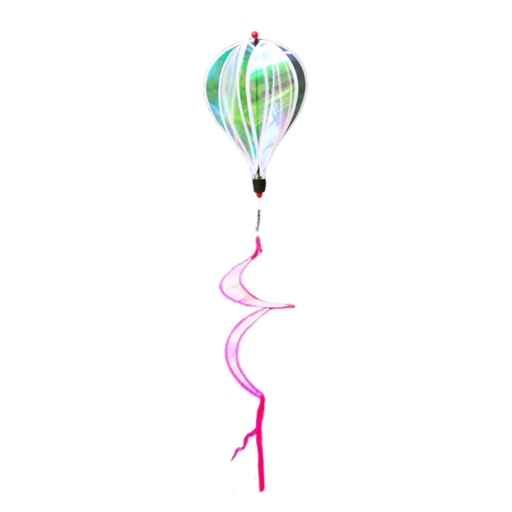 Giant Hot Air Balloon Wind Spinner | Rainbow Color-Changing