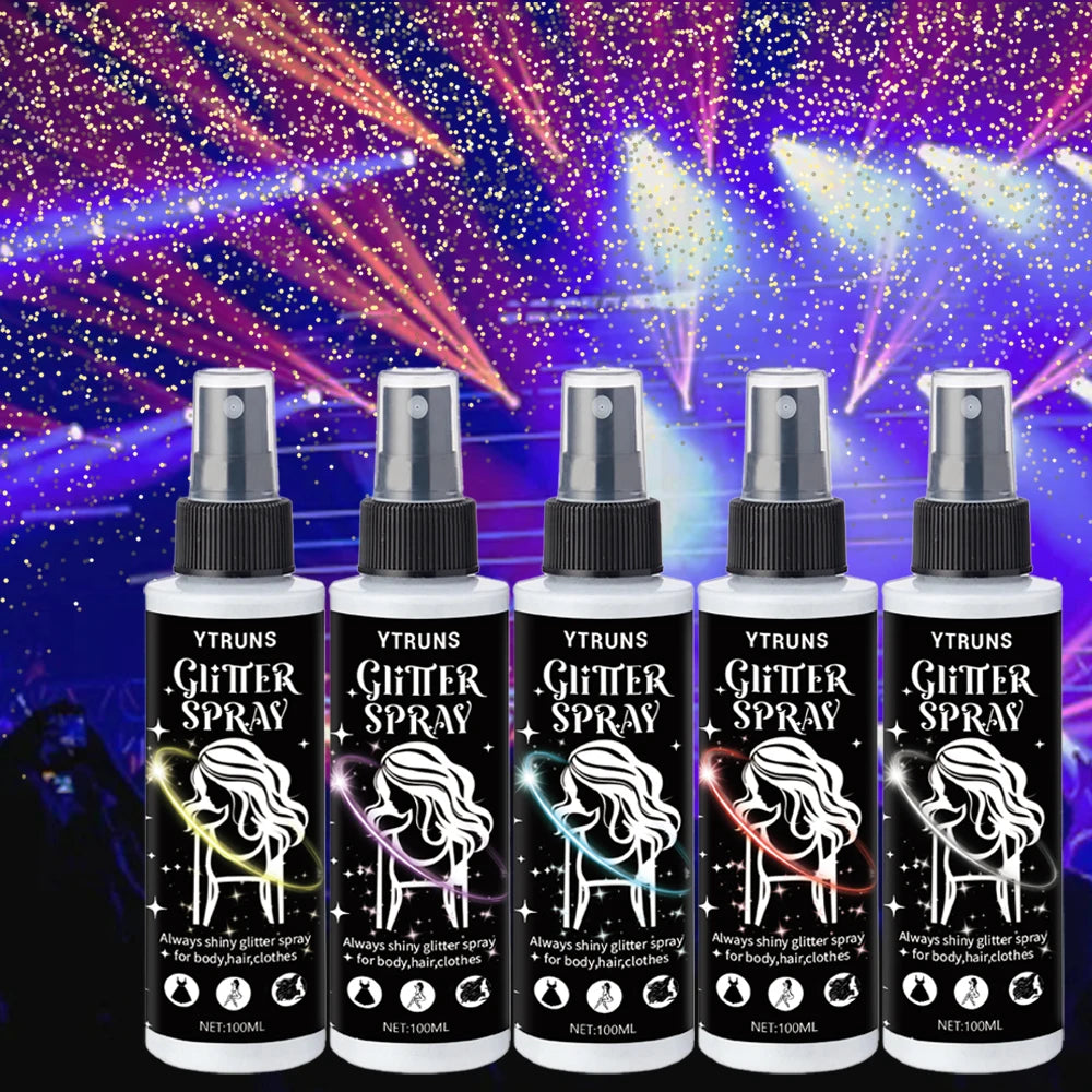 SAMMY Glitter Highlighter Body Spray – Festival Shimmer Mist