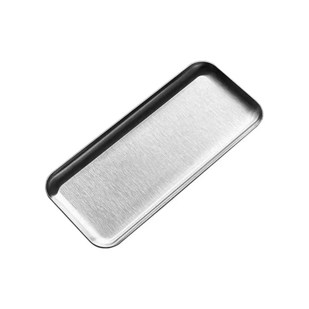 Nordic Stainless Steel Kitchen Storage Tray | Rectangular Plate