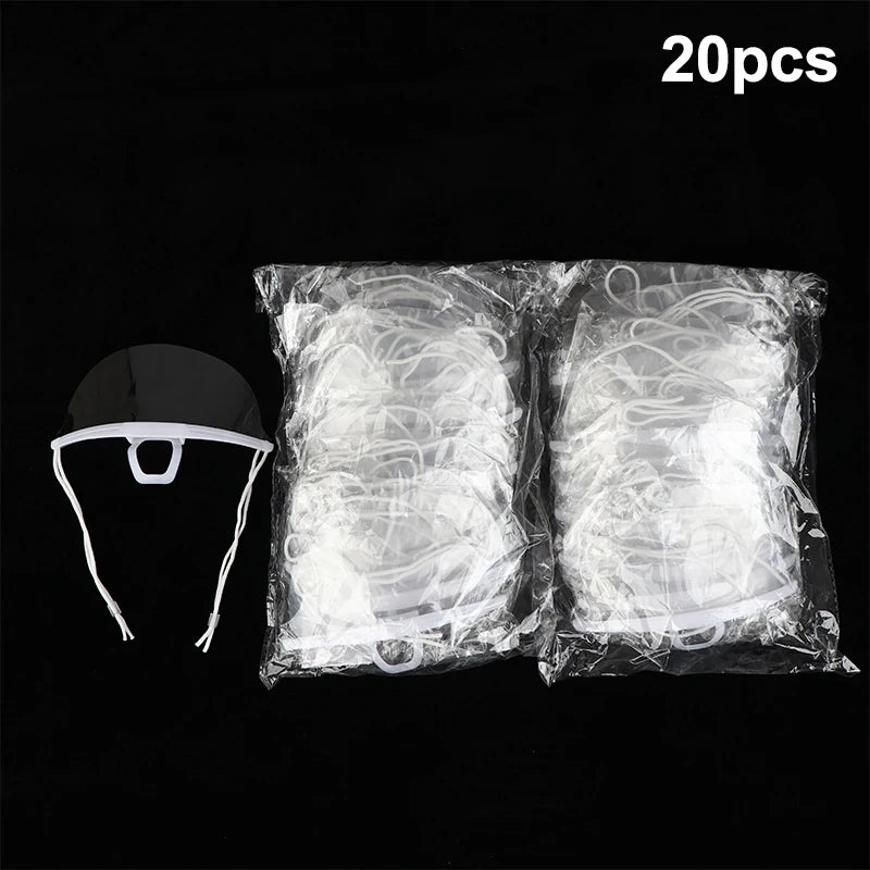 Reusable Transparent Anti-Fog Face Shield Cover – 10/20/30 Pk