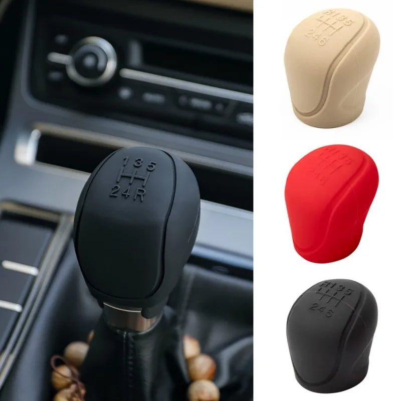 Silicone Gear Shift Knob Cover – Non-Slip 5/6-Speed Manual