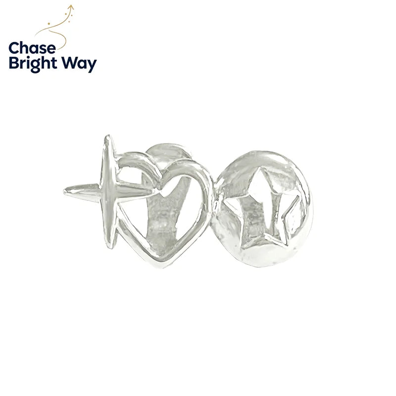 Punk Hip Hop Tooth Grills – Hollow Heart & Star Teeth Caps