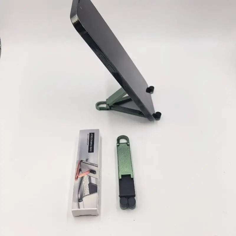 Mini Foldable Keychain Phone Stand – Multi-Angle Holder