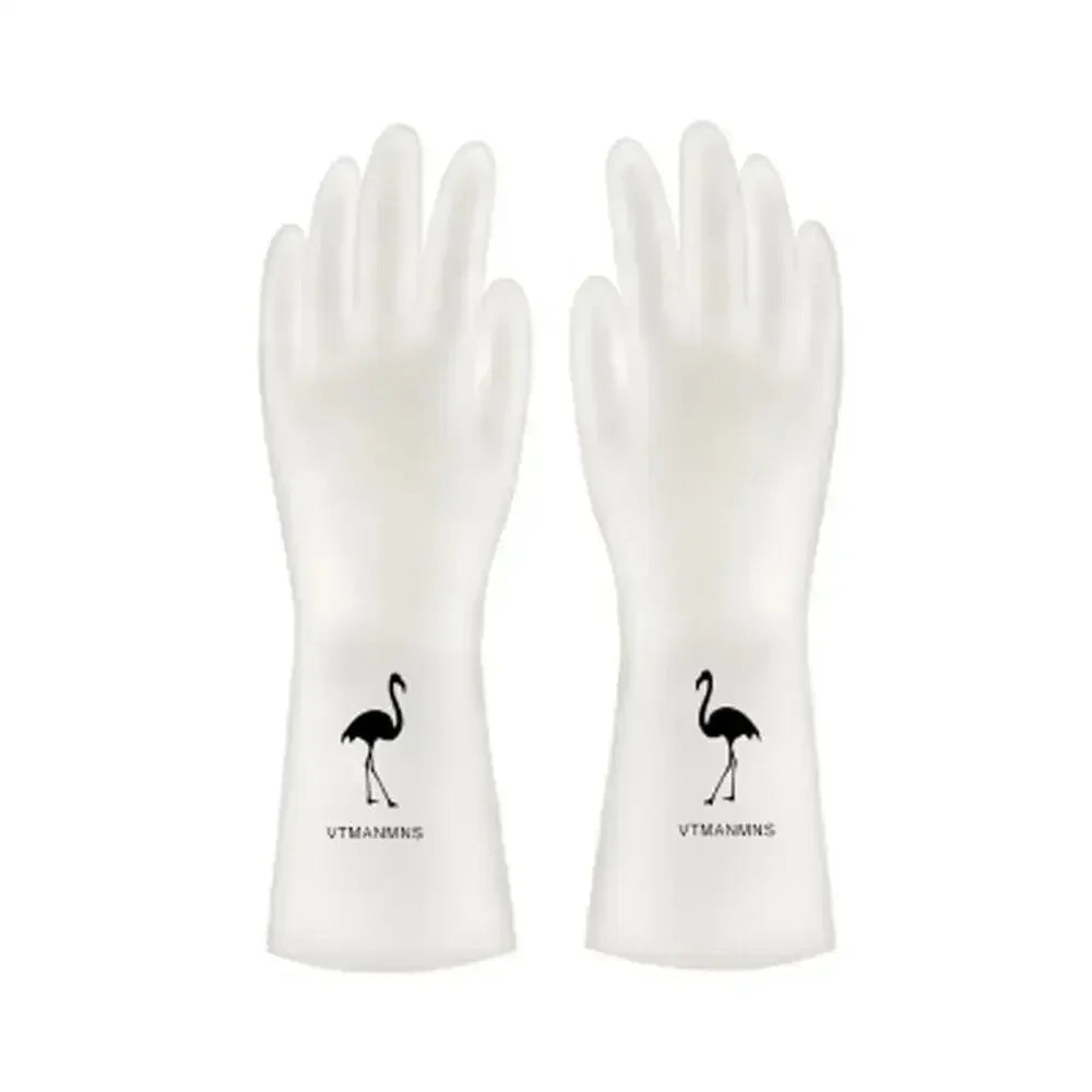Waterproof PVC Cleaning Gloves – Durable Dishwashing Housework
