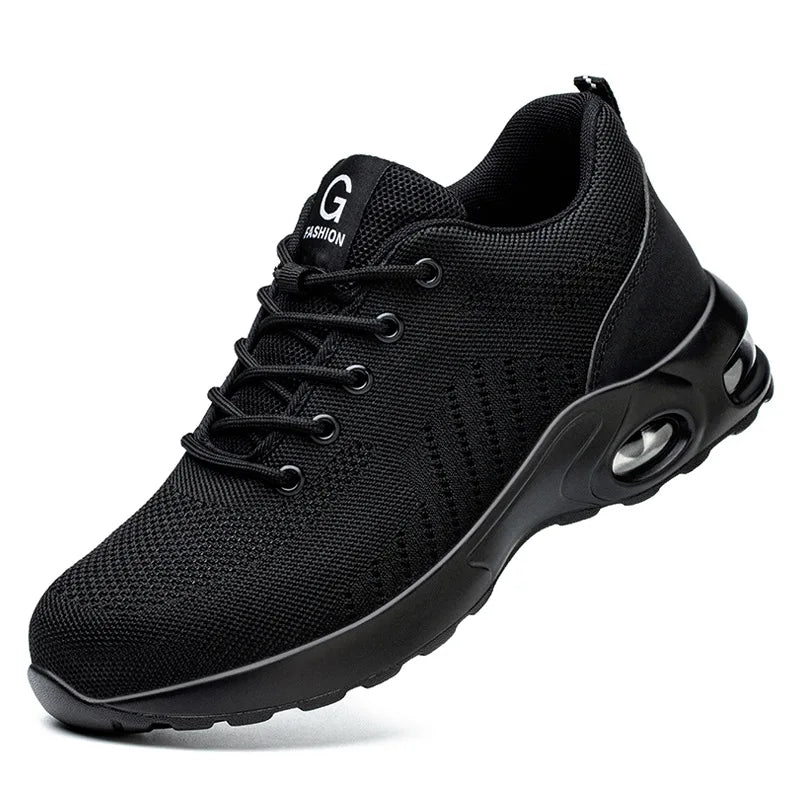 Men's Steel Toe Cap Safety Work Boots – Anti-Smash Sneakers