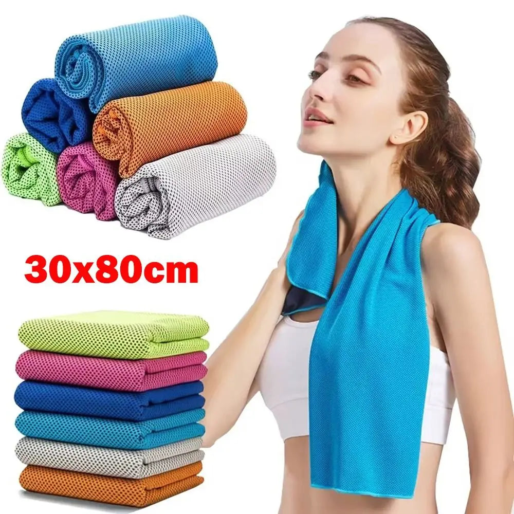 Ultra Soft Microfiber Cooling Towel – Gym, Yoga & Beach