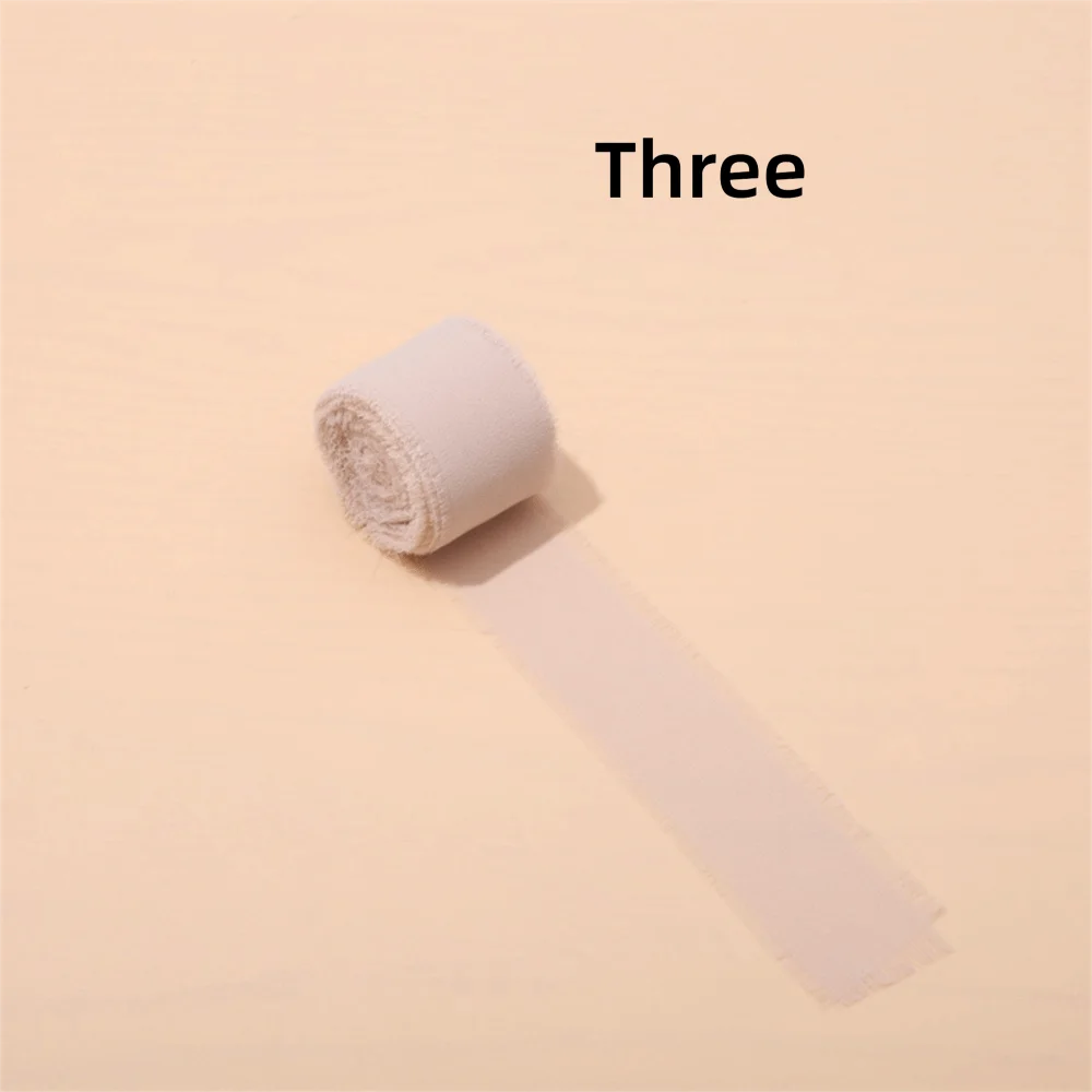 3-Roll Fringe Chiffon Ribbon – 5m DIY Wedding & Craft Décor