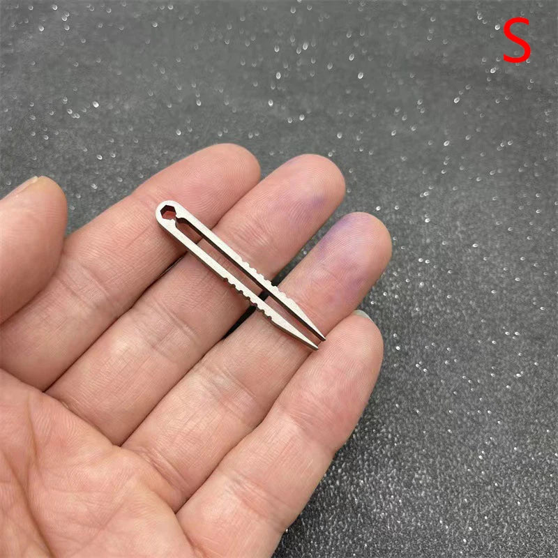 Titanium TC4 EDC Clip Tweezers – Multipurpose Outdoor Tool