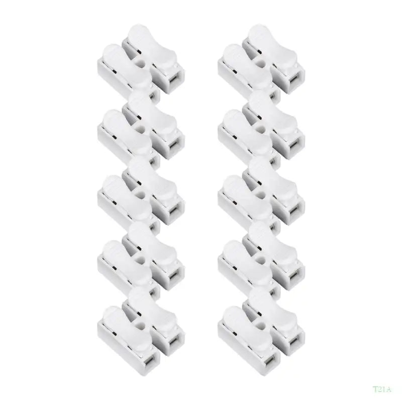 T21A Press-Type Quick Wire Connector Terminals – 10-Pack