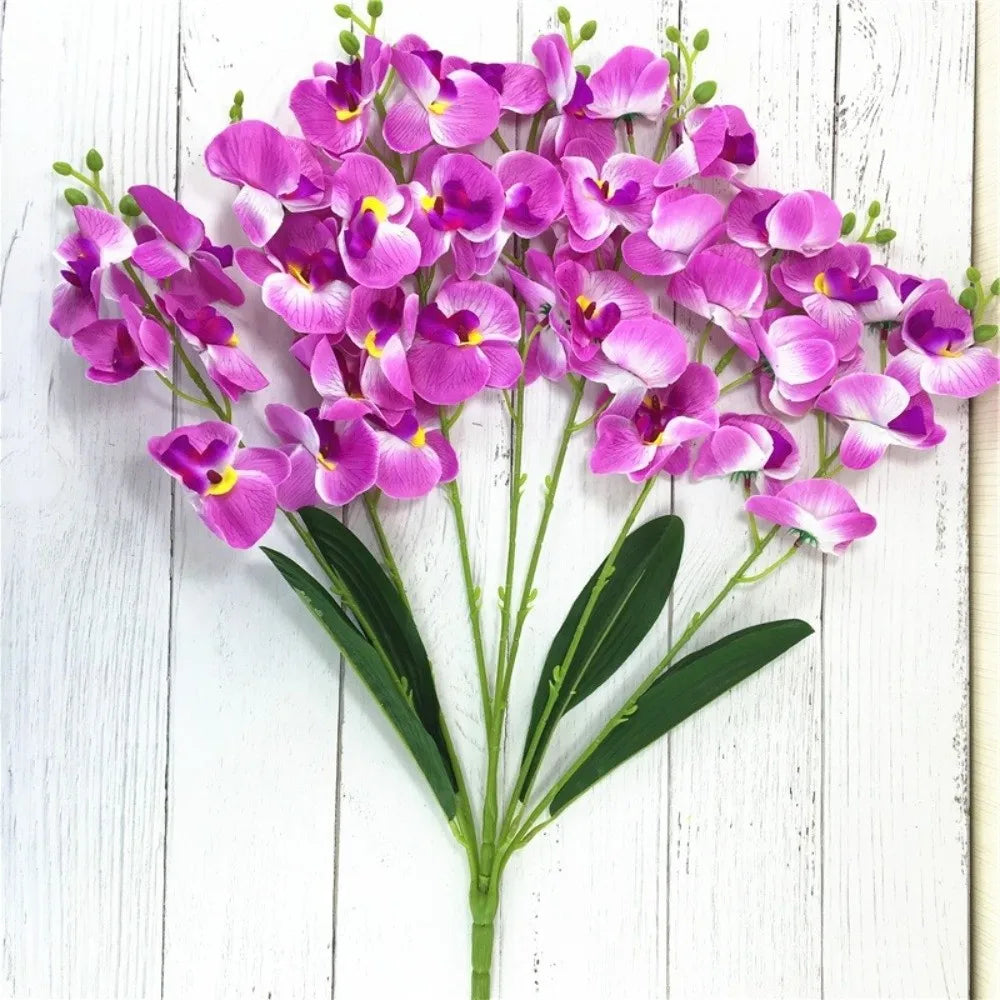 Real Touch Phalaenopsis Artificial Orchid – 7 Forks 56 Heads