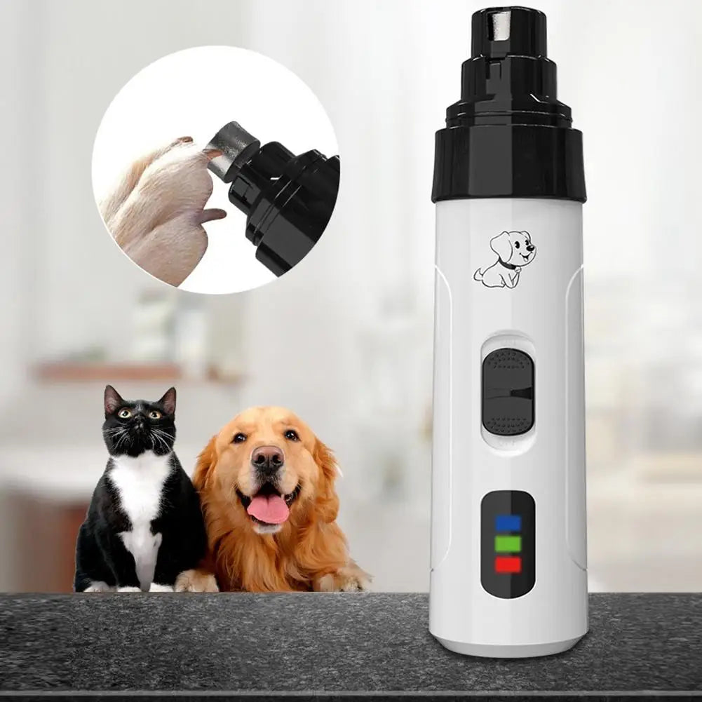 USB Rechargeable Electric Pet Nail Grinder – Dogs & Cats