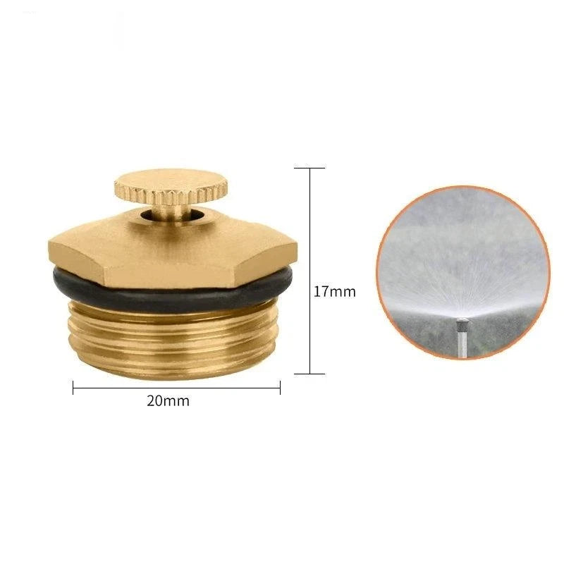 Brass Adjustable Garden Sprinkler Nozzle | Multi-Pattern Spray